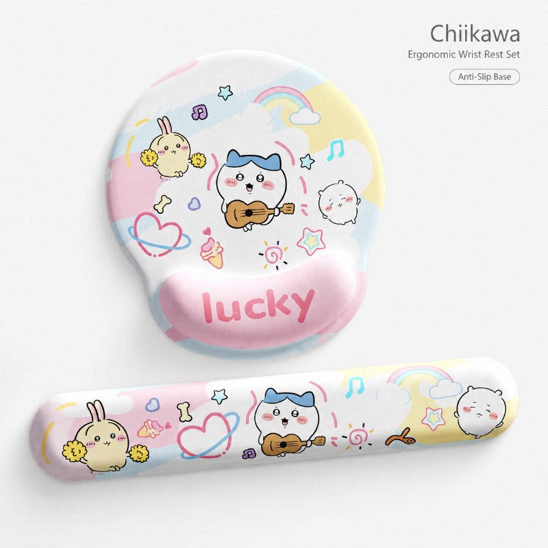 Office Technician - Cute Chiikawa Ergonomic Mouse Pad Wrist