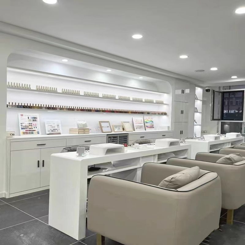 Tech Office Reception - Mesa De Manicure Armchairs Beautician Reception