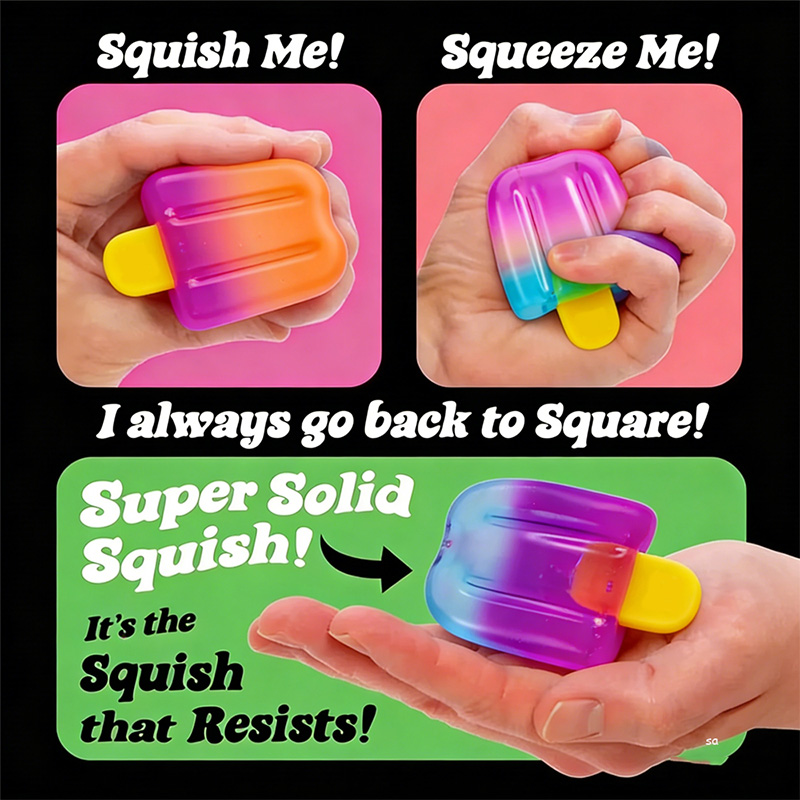 Gradient Ice Cream Squeeze Toy - Home Office Tech Gadgets review and price