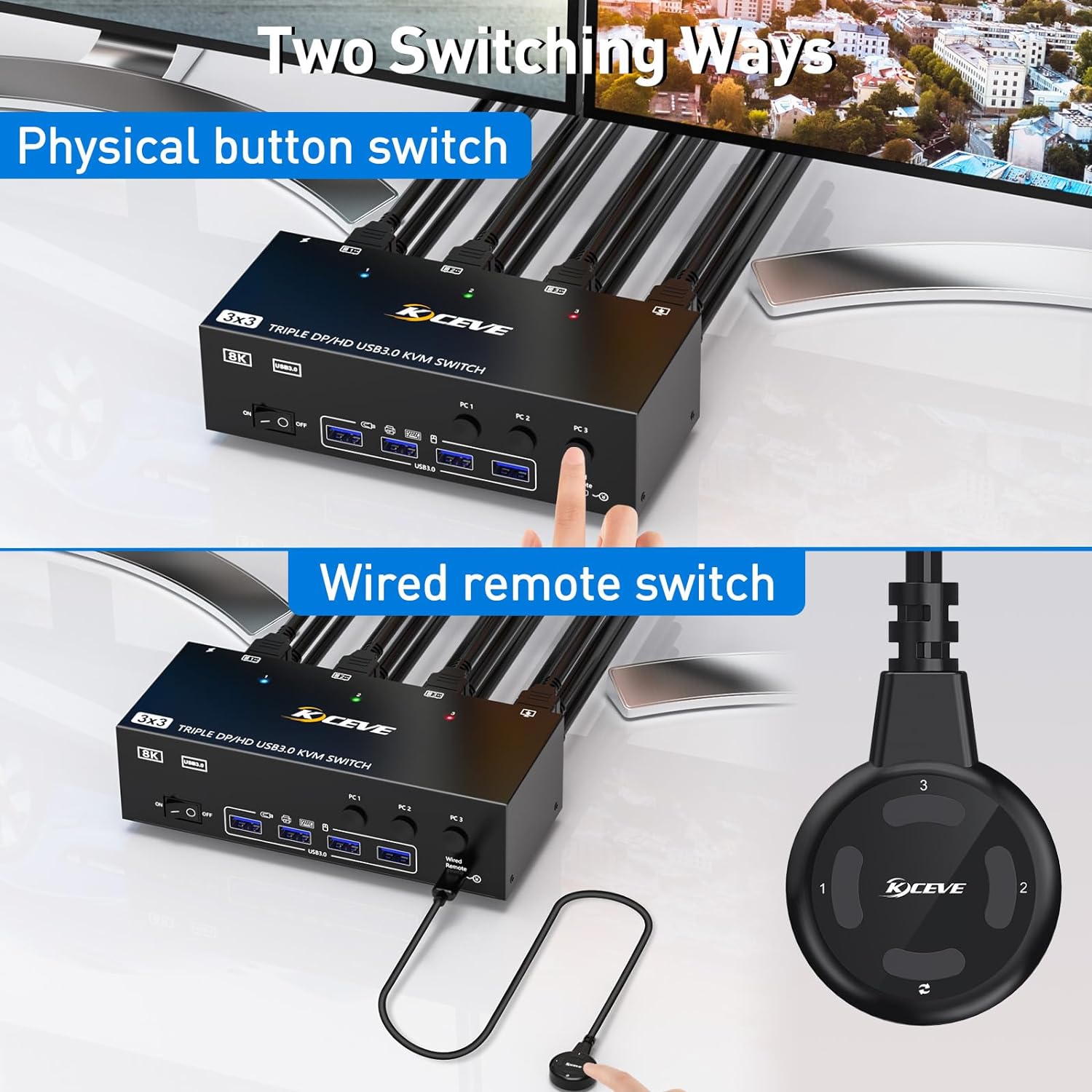 KCEVE HDMI USB 3.0 KVM Switch  - Hdmi Matrix Switch review and price