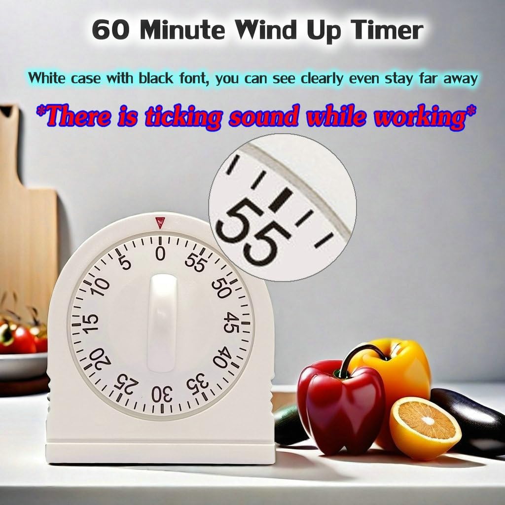 60 Minute Mechanical Timer, Lo - Digital Timer Countdown review and price
