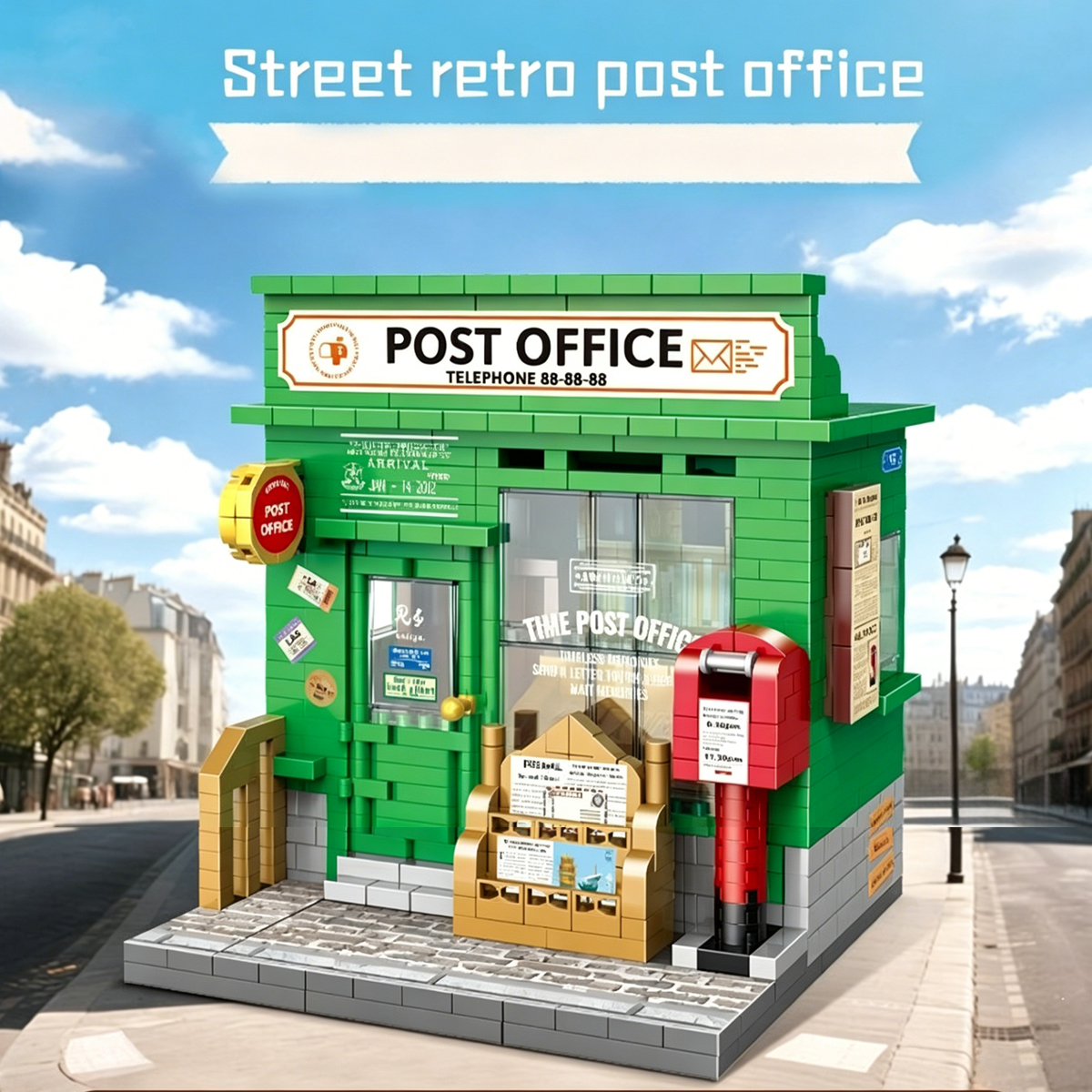 Mini Micro Brick Vintage Post  - Office Technician review and price