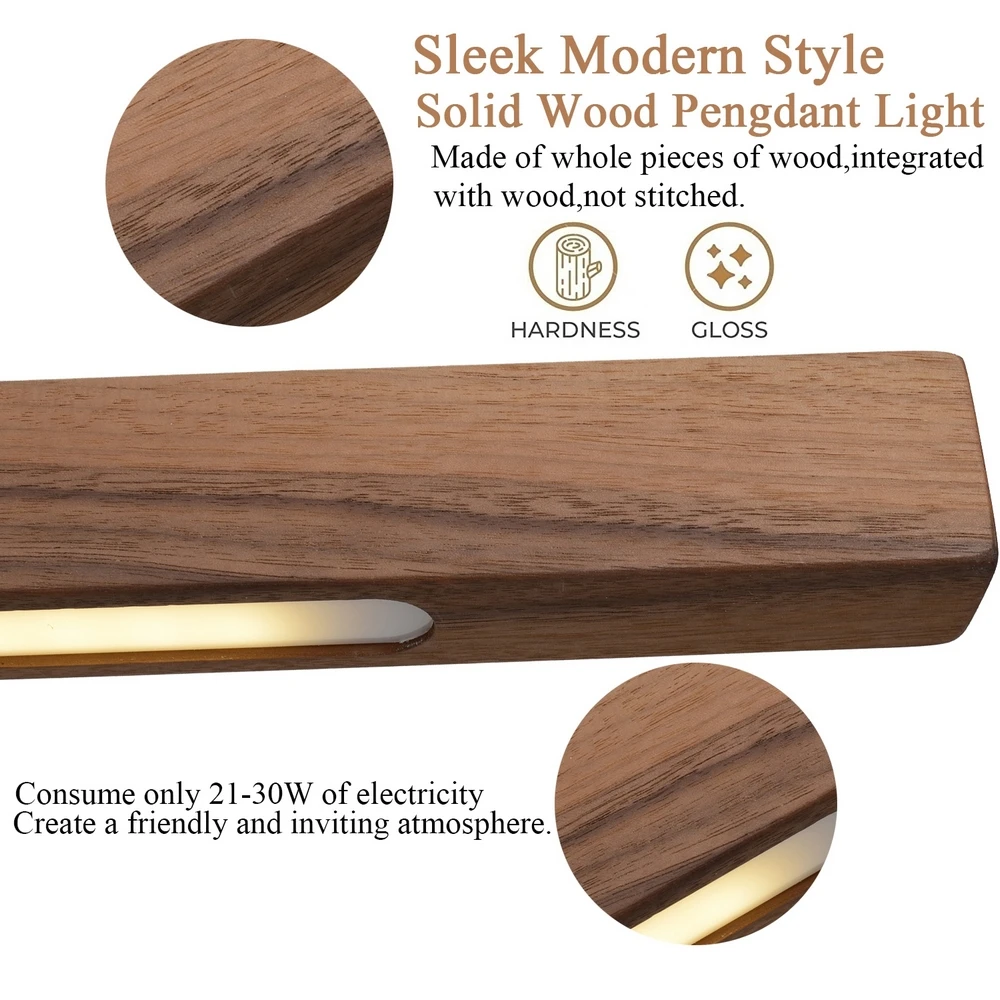 Modern Simple Wooden Pendant L - Office Technician review and price