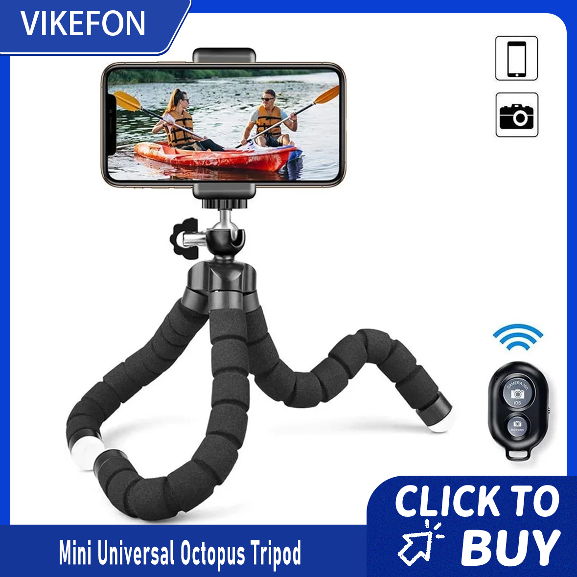 Mini Universal Octopus Tripod  - Webcam Stand Clip review and price