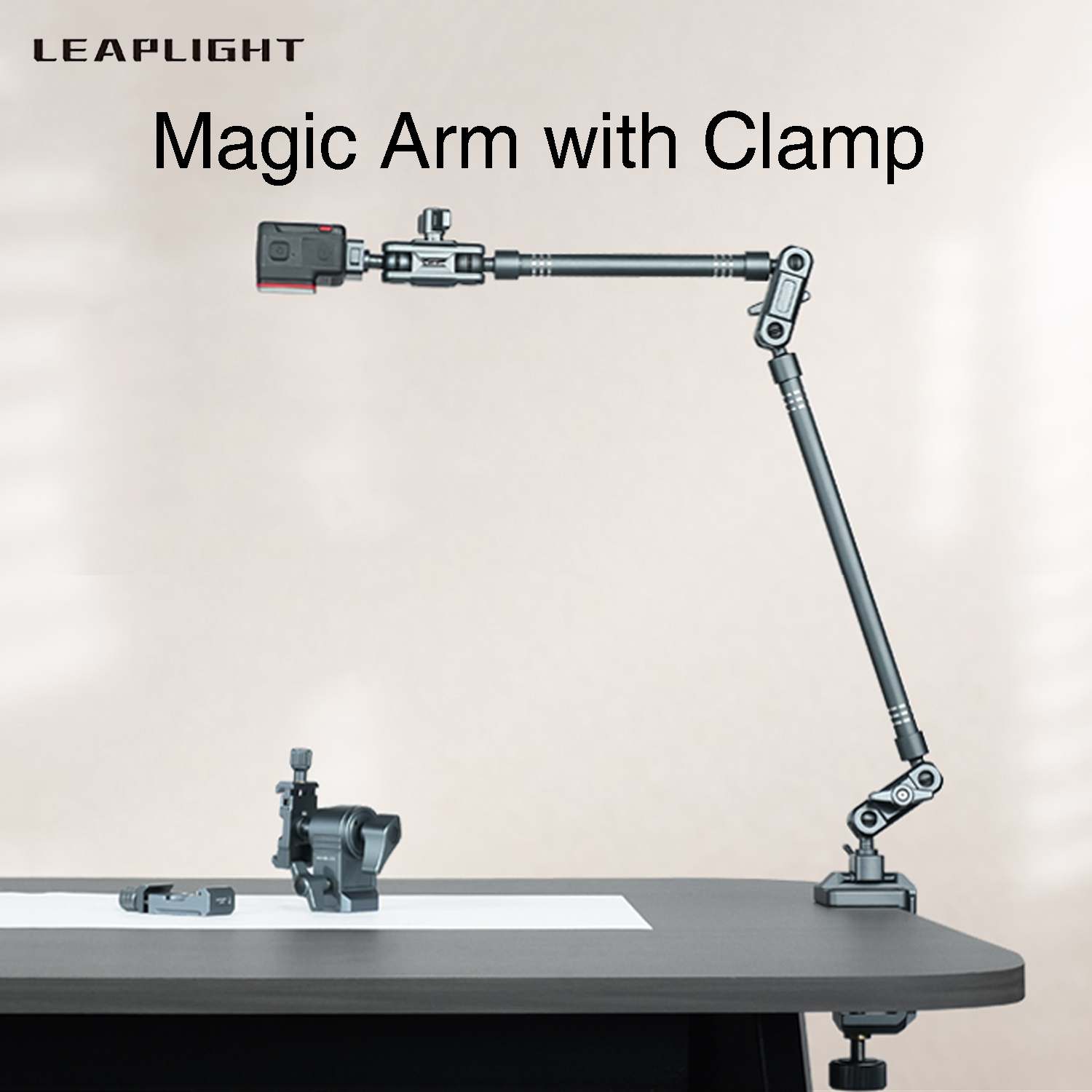 LEAPLIGHT Magic Arm w Clamp, O - Webcam Stand Clip review and price