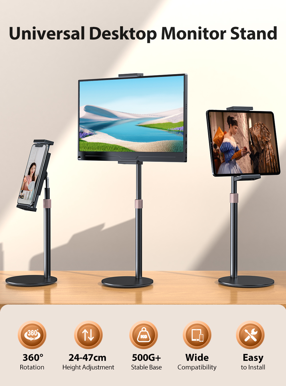 UPERFECT Rotating Portable Mon - Home Office Tech Gadgets review and price