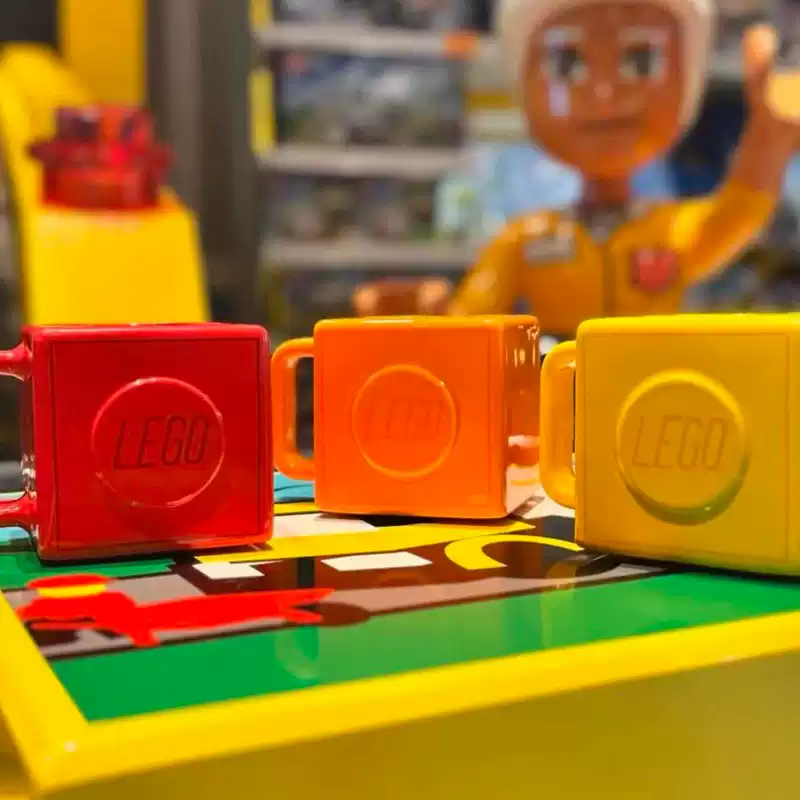 LEGO 320ml Yellow Brick Coffee - Office Technician review and price