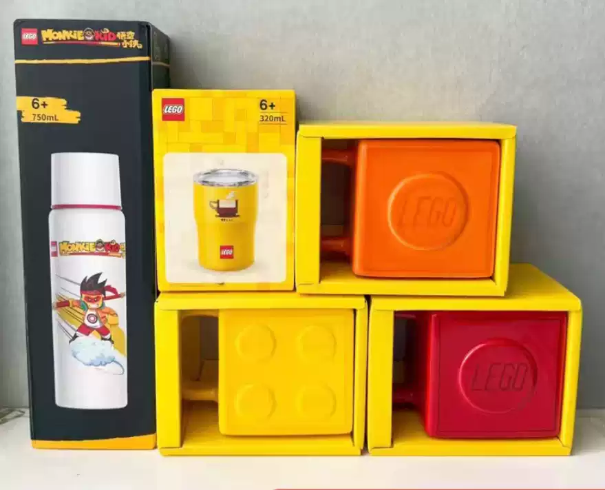 LEGO 320ml Yellow Brick Coffee - Office Technician review and price