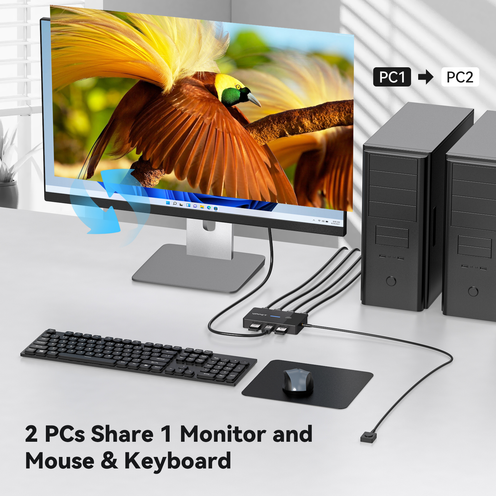 4K@60Hz HDMI KVM Switch 1 Moni - Hdmi Matrix Switch review and price