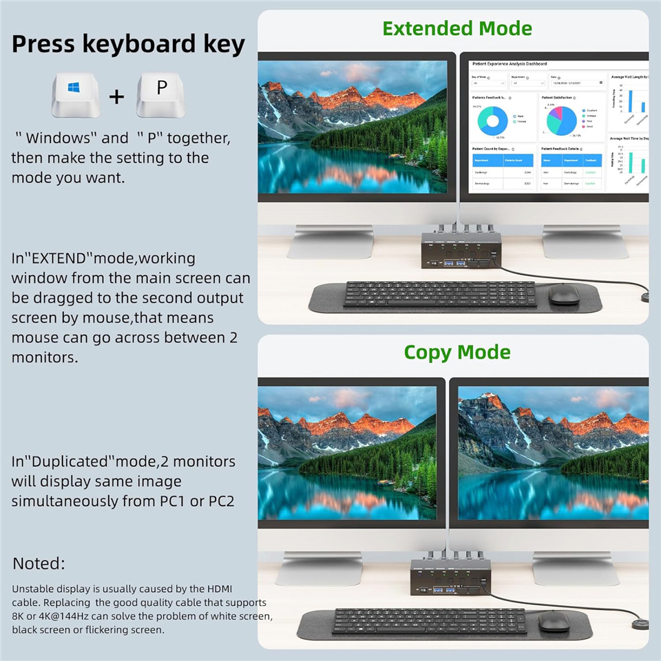 Navceker 8K KVM Switch HDMI 4  - Hdmi Matrix Switch review and price