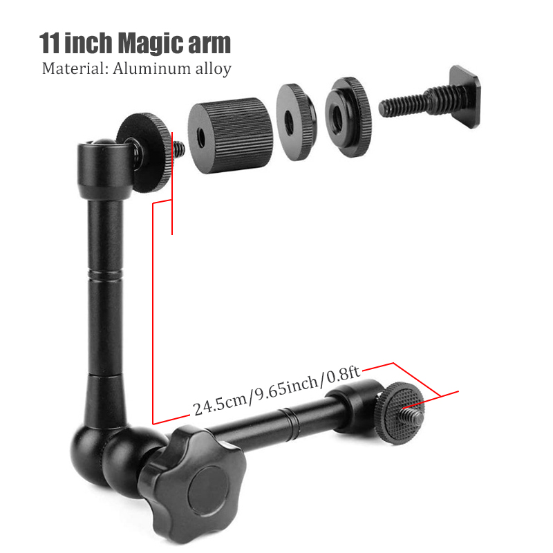 BFOLLOW Magic Arm 7 inch 11 in - Webcam Stand Clip review and price